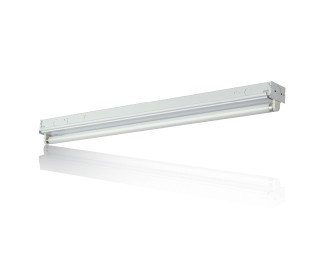 High efficiency narrow fluorescent Strip available with 1 lamp T5 or T8.